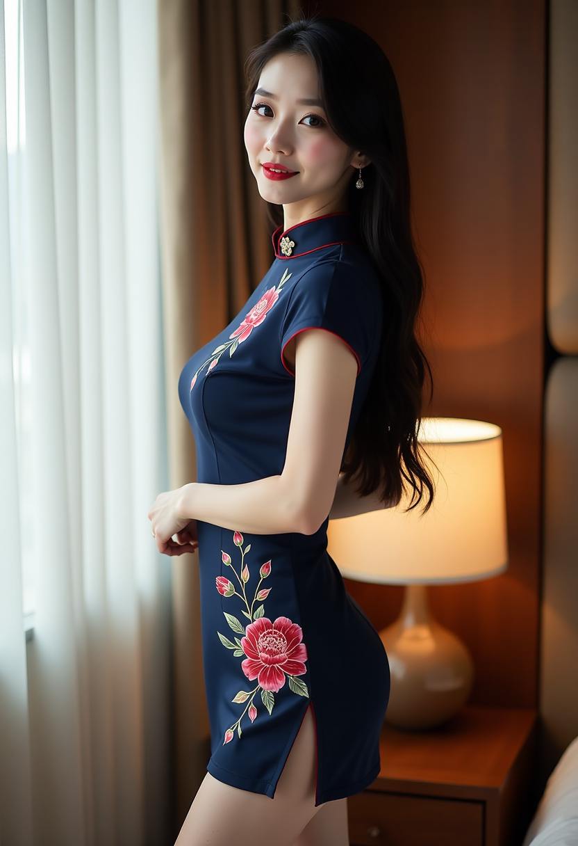 碧蓝水岸的晨光